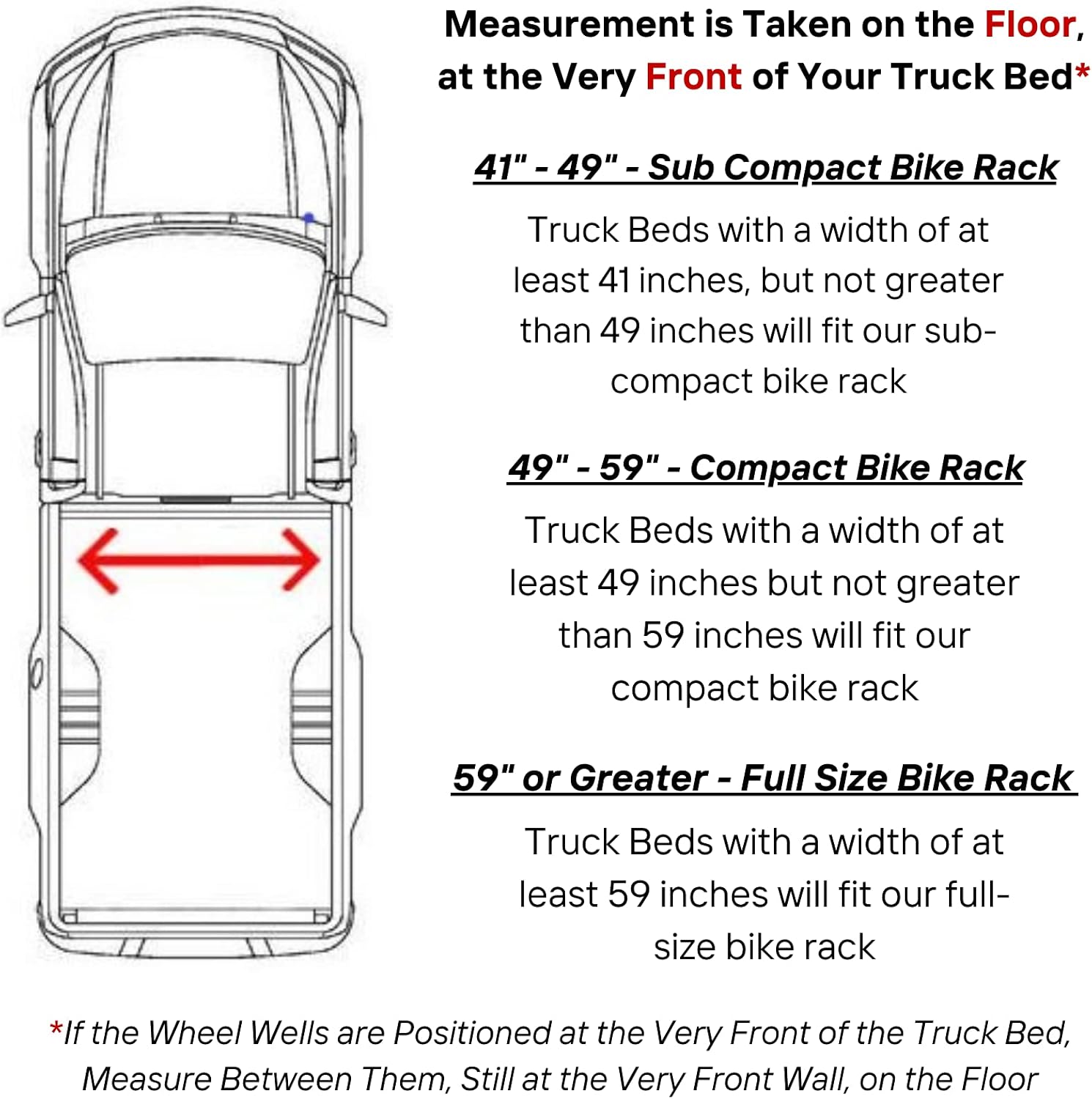 2 Bike Rack for Truck Bed | Ideal Fit for Compact Truck Models | 2 Standard Tire Bike Rack | Effortless Wheel Mount, Skip Front Tire Removal, Drill-Free Installation Ideas | Gift Set for Men