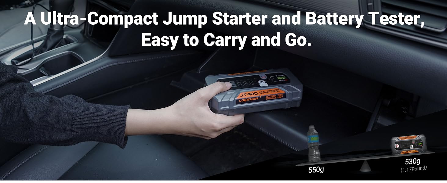 O-JT400 jump starter and battery tester