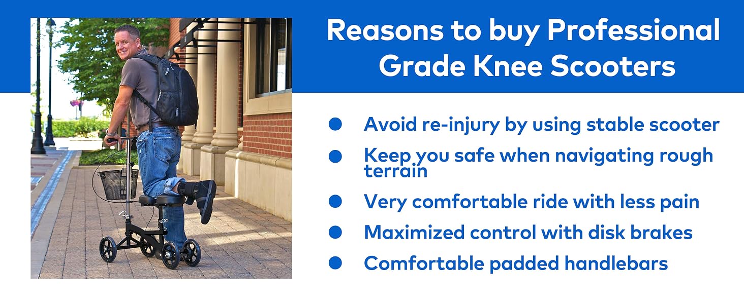 Professional Foldable Knee Scooter for Mobility