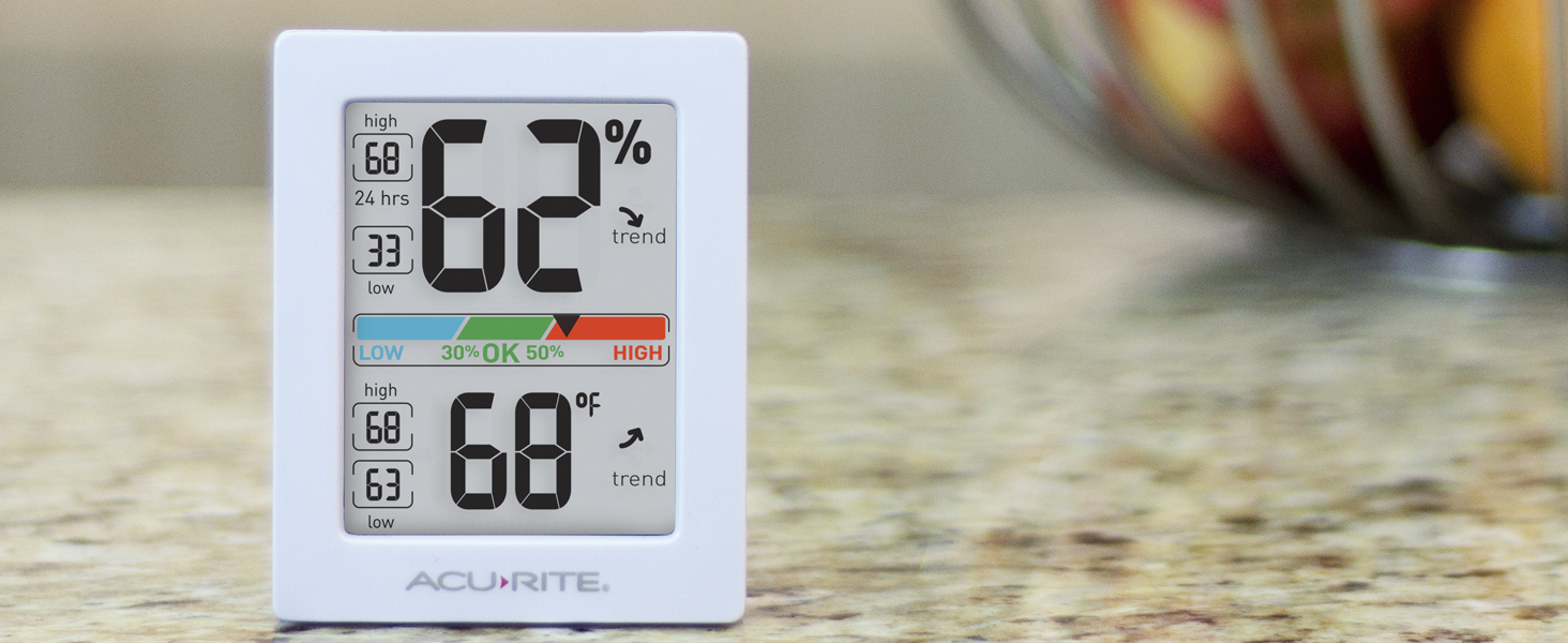 AcuRite Indoor Temperature &amp;amp; Humidity Monitor
