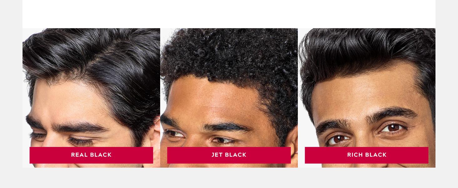 Shades: Real Black, Jet Black, Rich Black