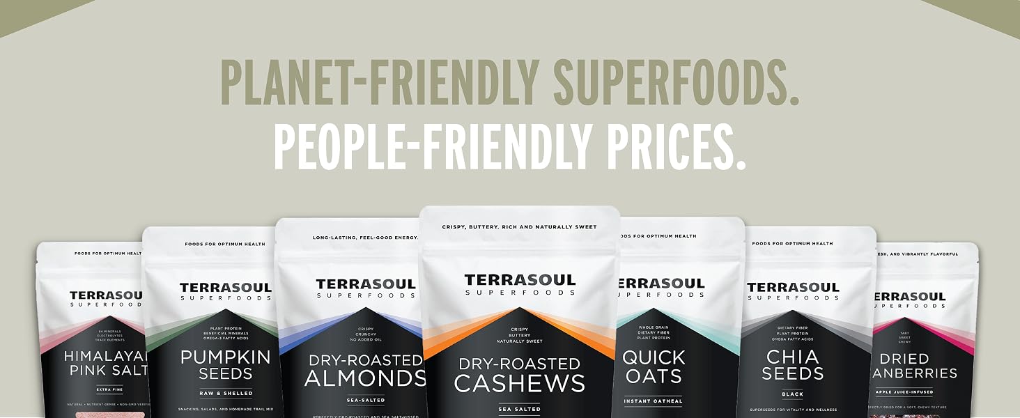 Planet-Friendly Superfoods. People-Friendly Prices.