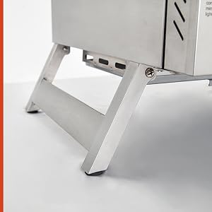 Megamaster 2-Burner Tabletop Propane Gas Grill in Stainless Steel