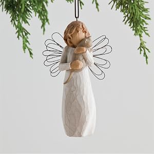 Willow Tree With affection ornament, hanging on edge of tree
