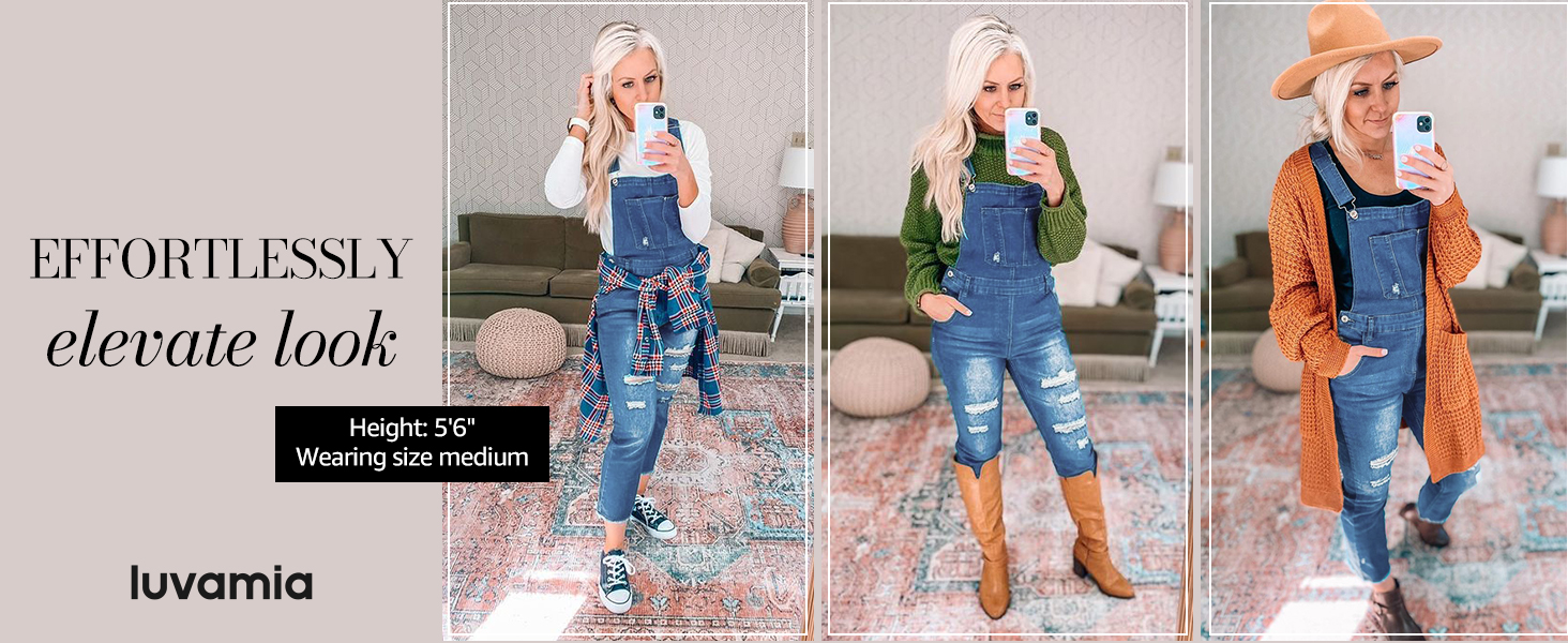 Effortlessly outfit with bib overalls