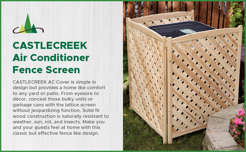 Air Conditioner Fence Screen