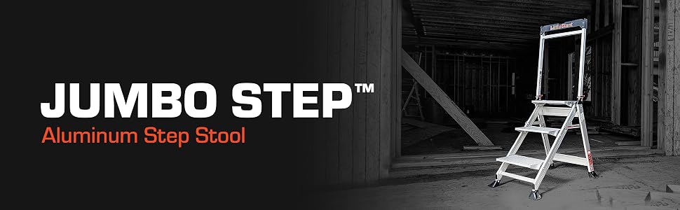 Jumbo Step aluminum step stool