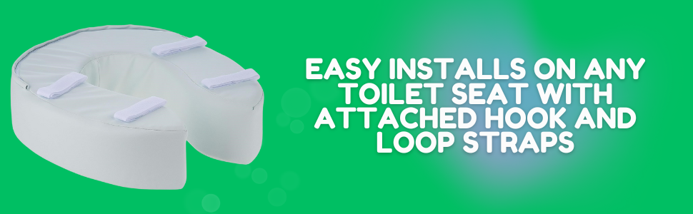 Easily Attaches To Any Toilet Riser