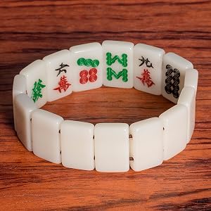 Mahjong Mini-Tiles Stretchy Bracelet