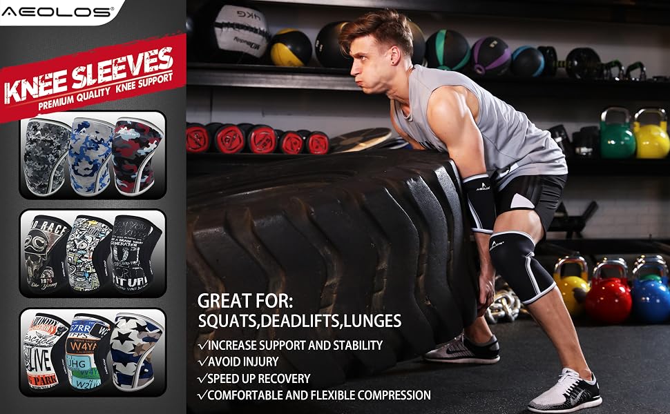knee sleeves black