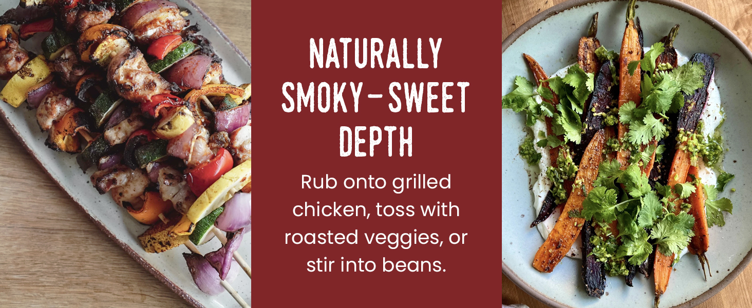 Rub onto grilled chicken, toss with roasted veggies, or stir into beans.