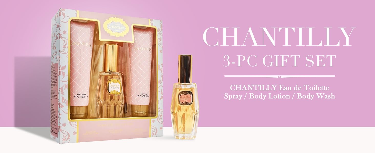 Chantilly 3 pc gift set