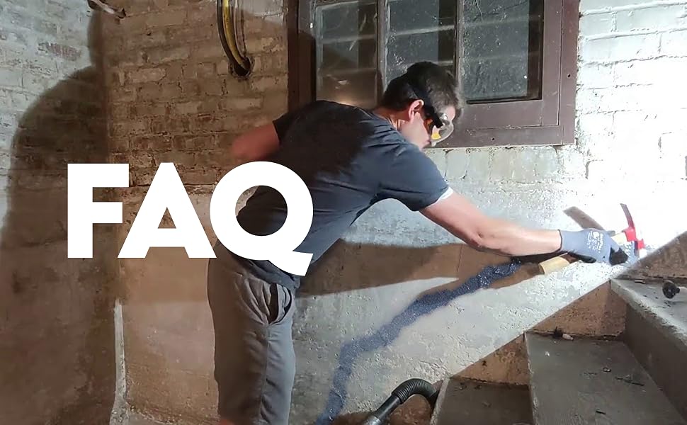 FAQ, basement, crack, repair, how to, RadonSeal, support, foundation, wall, hairline, wide