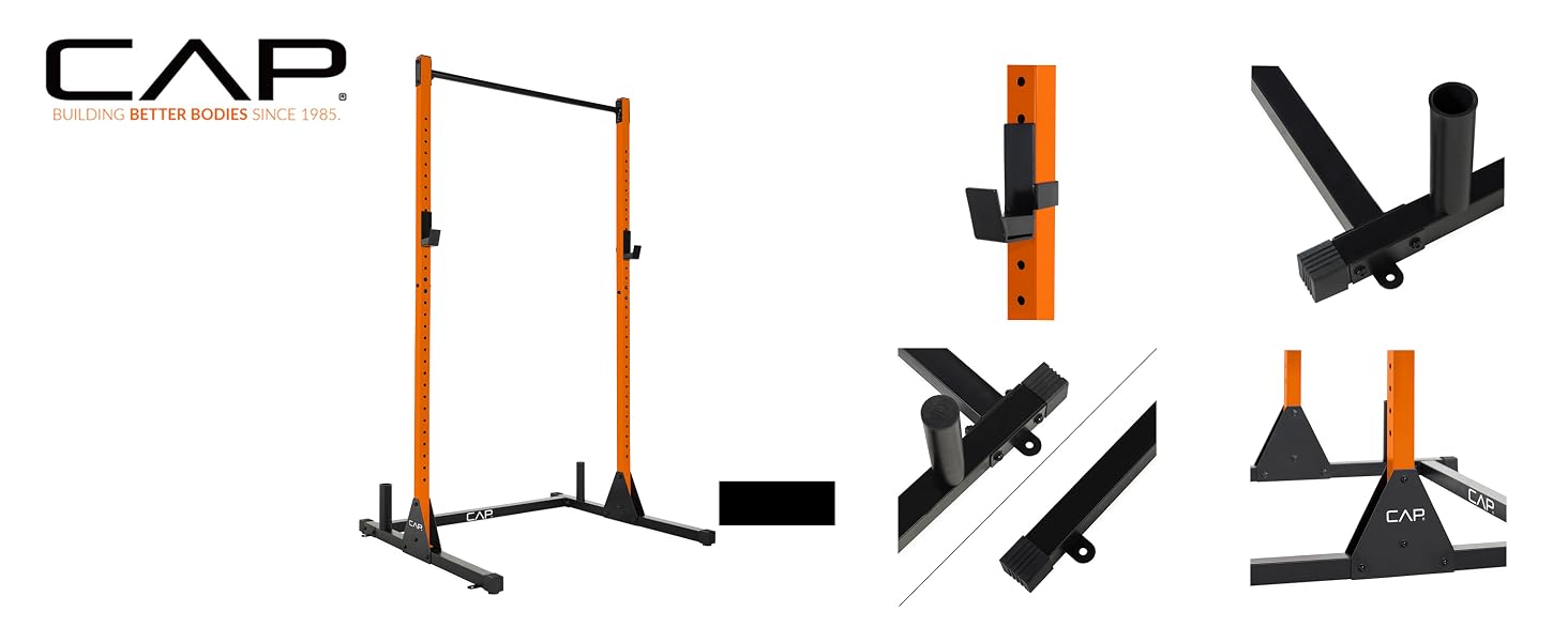 CAP Barbell power rack home gym squat rack strength training weightlifting cage adjustable fitness