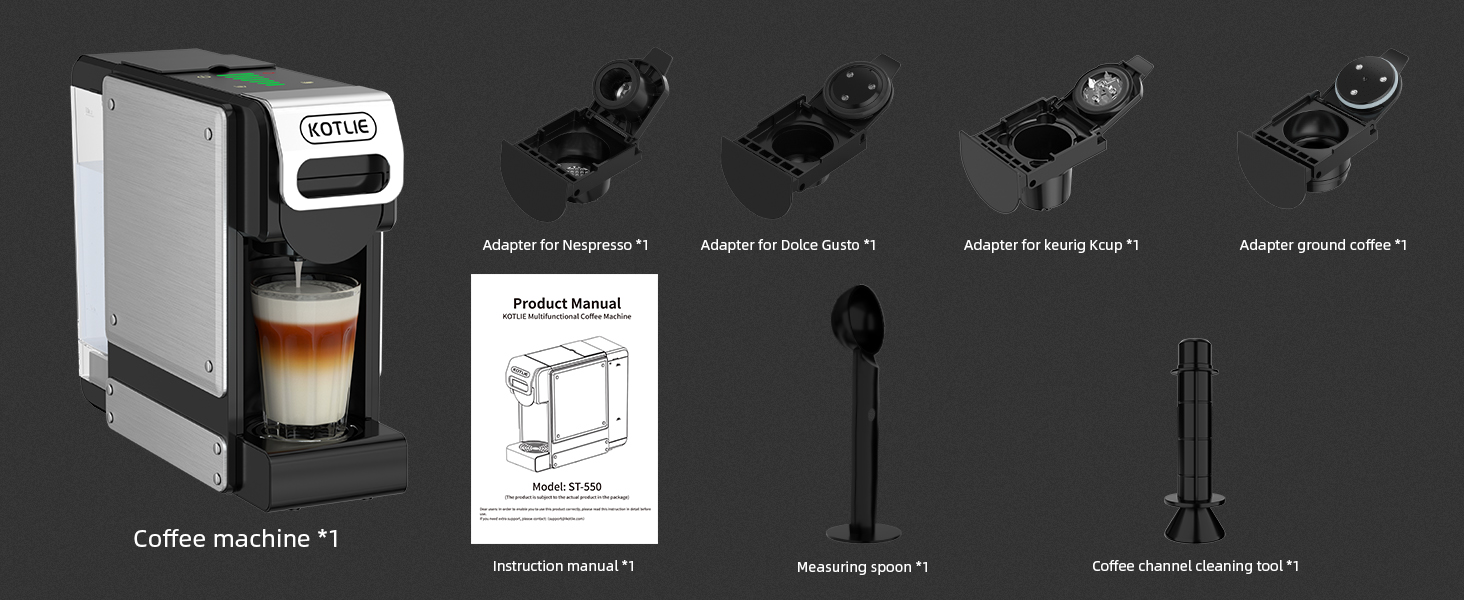 Items included in the package