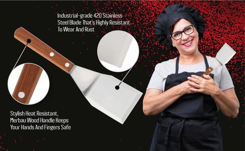 metal brownie spatula square spatula small spatula with wood handle Wilton brownie cutter
