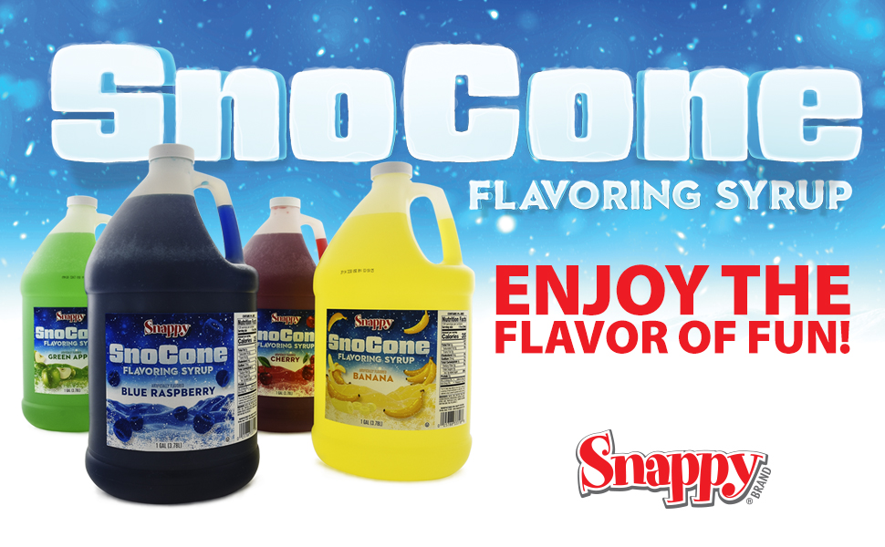 Snappy Sno Cone Flavoring Syrup