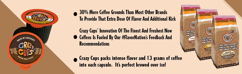 Crazy Cups Ground coffee