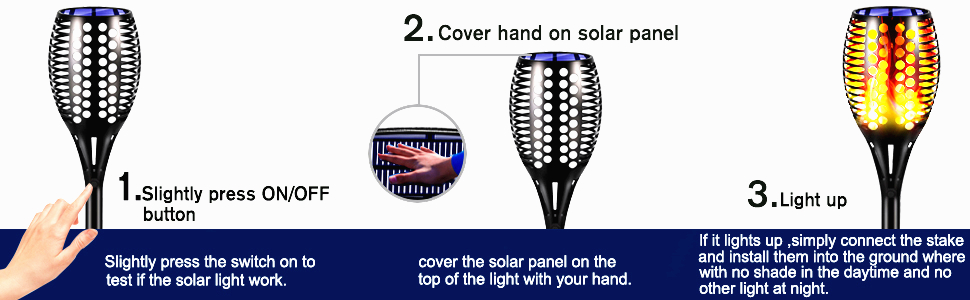 solar torch lights