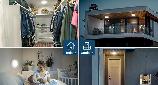 Motion Sensor Light Indoor Battery Operated