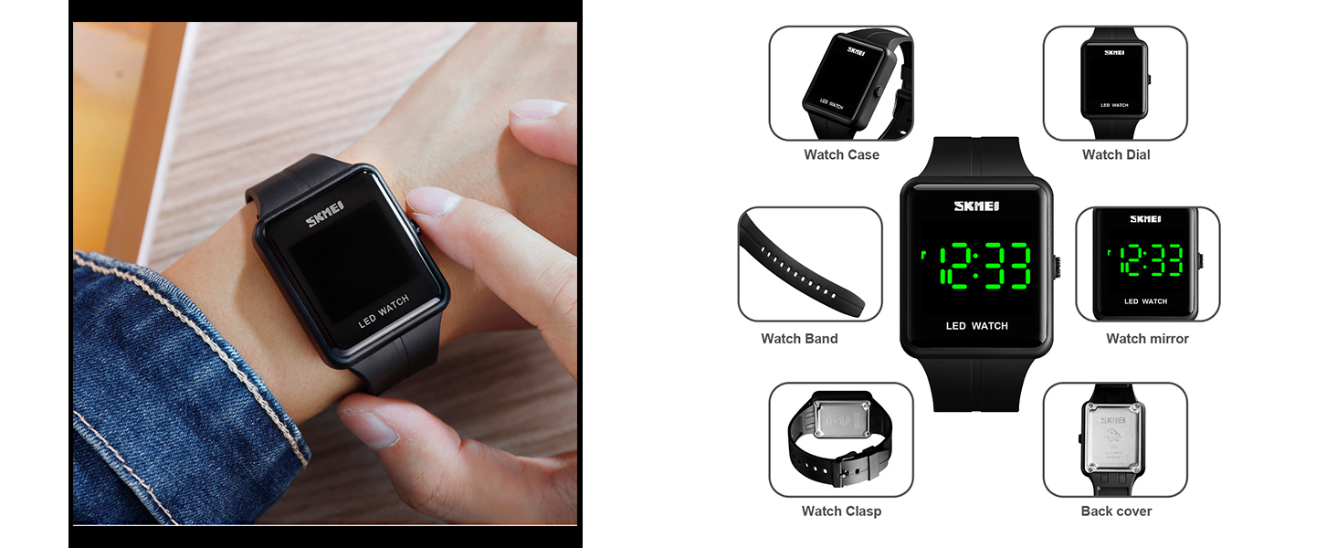 digital women watch