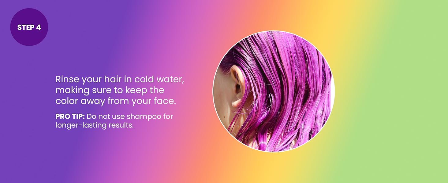 Step 4 Rinse in Cold Water