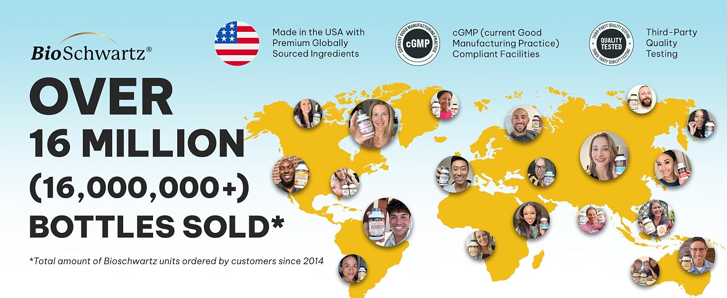 Made in the USA with Globally Sourced Ingredients