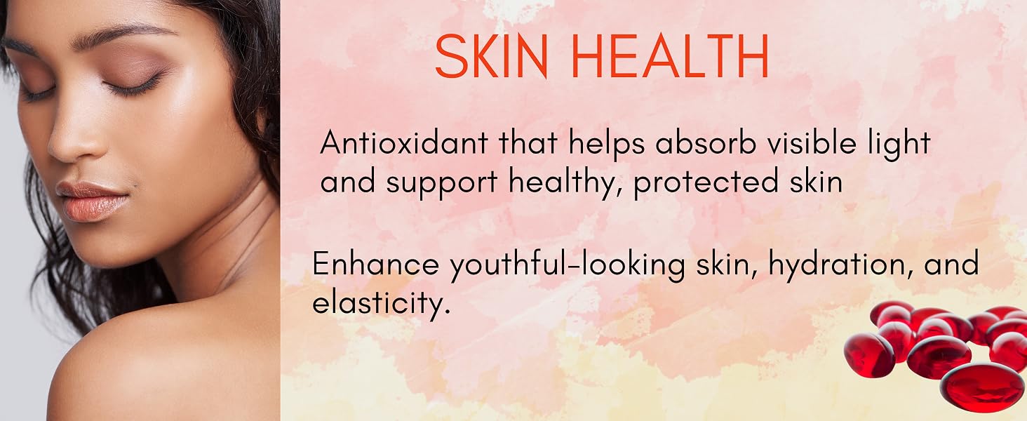 Skin Health: Promotes hydration, elasticity &amp;amp; antioxidant defense