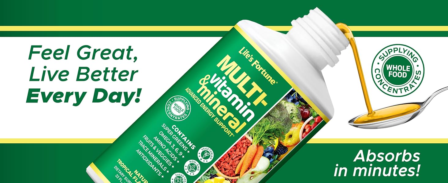 Liquid vitamin supplements, Fast-absorbing vitamins, High-potency liquid vitamins