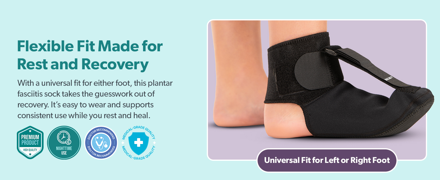 Braceability Plantar Fasciitis Night Splint Sock