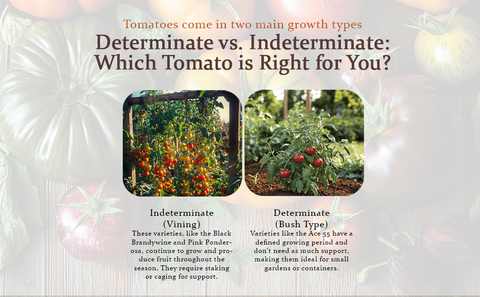 Determinate vs Inderminate: Which Tomato is Right for you?