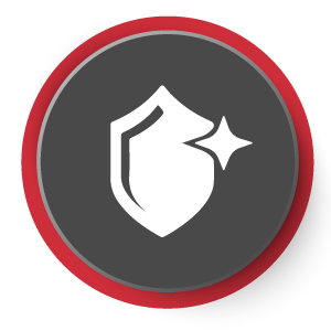 Key feature icon of TayMac Hubbell electrical wiring and indoor and outdoor lighting products.