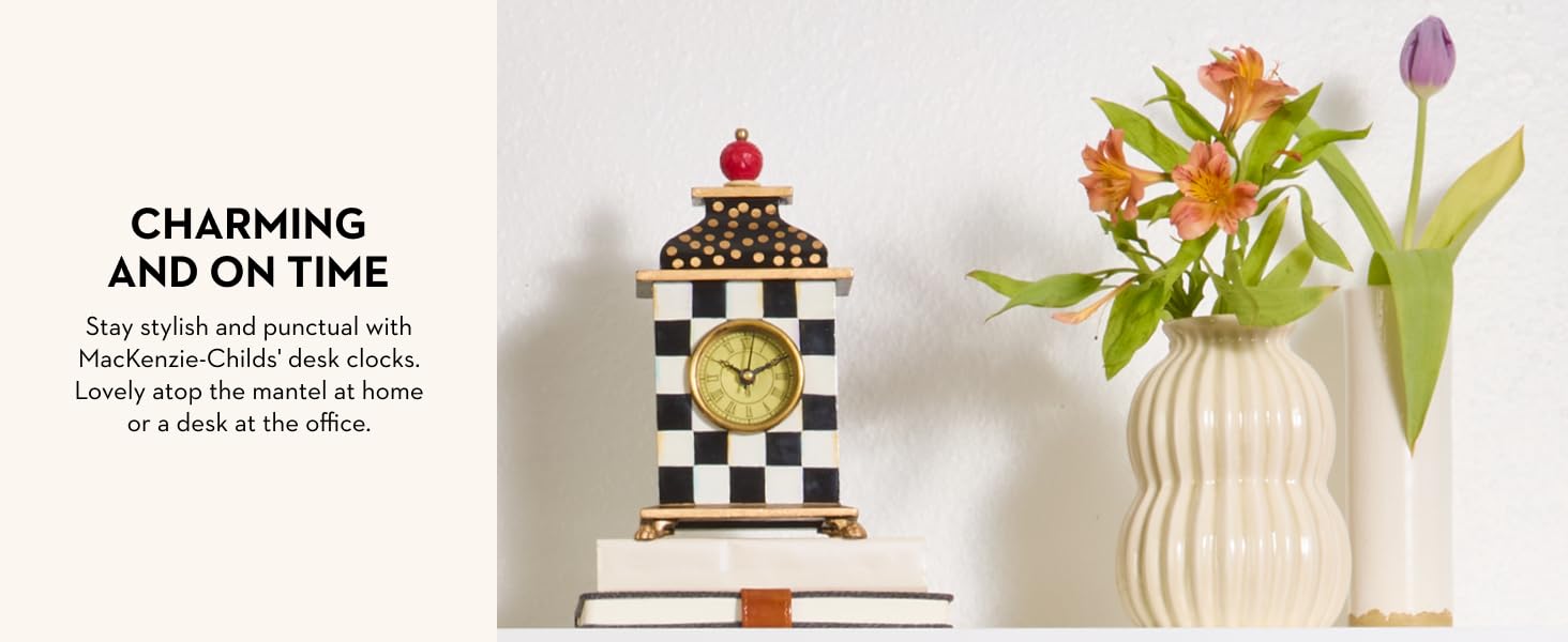 Desk clocks help tell time in style.