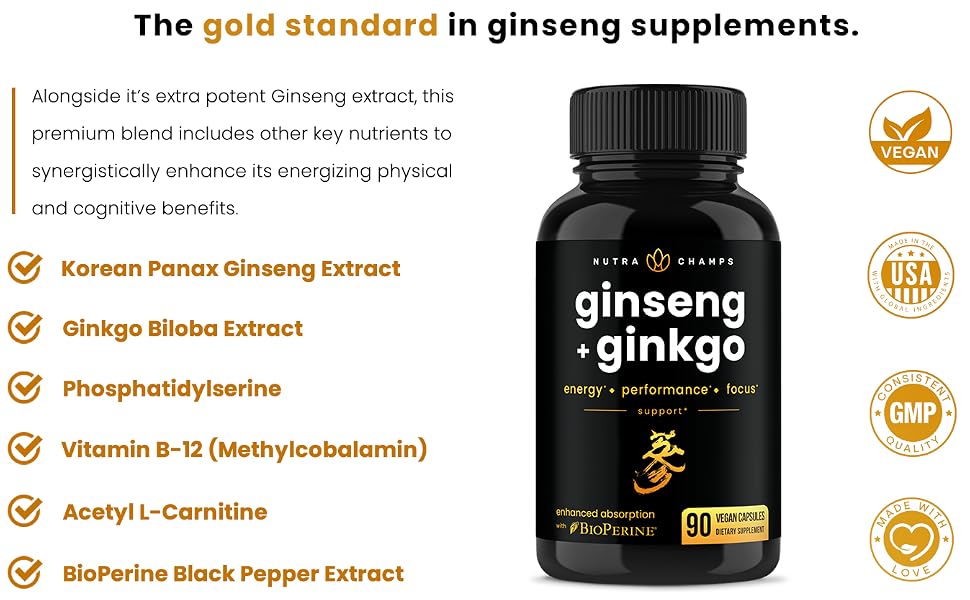 red ginseng root powder supplement capsules for energy pills for stamina