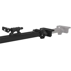The telescoping bar fits truck box width