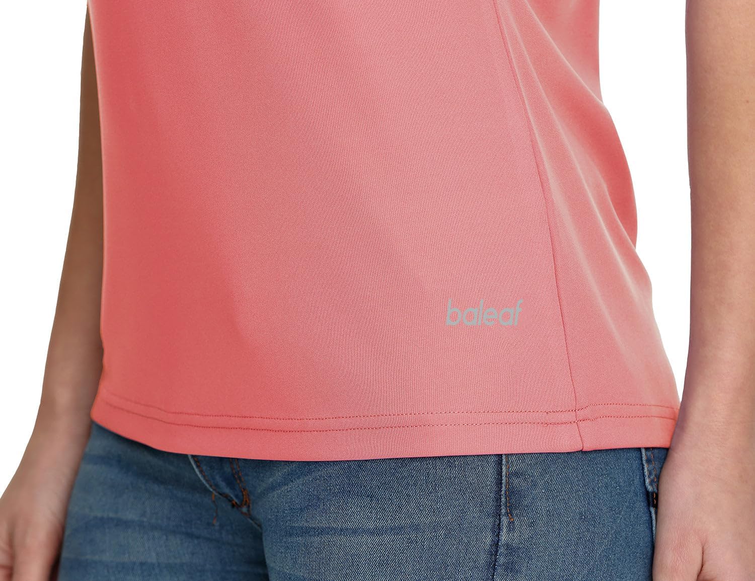 baleaf Women's UPF 50+ UV Protection Shirts Short Sleeve T-Shirts SPF Sun Shirts Quick Dry Outdoor Performance Tops Pink Size M