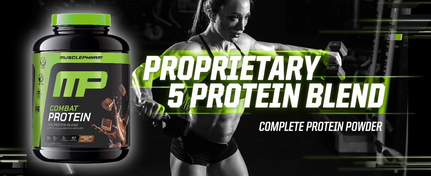 MP Combat Chocolate Protein 25 grams of protein