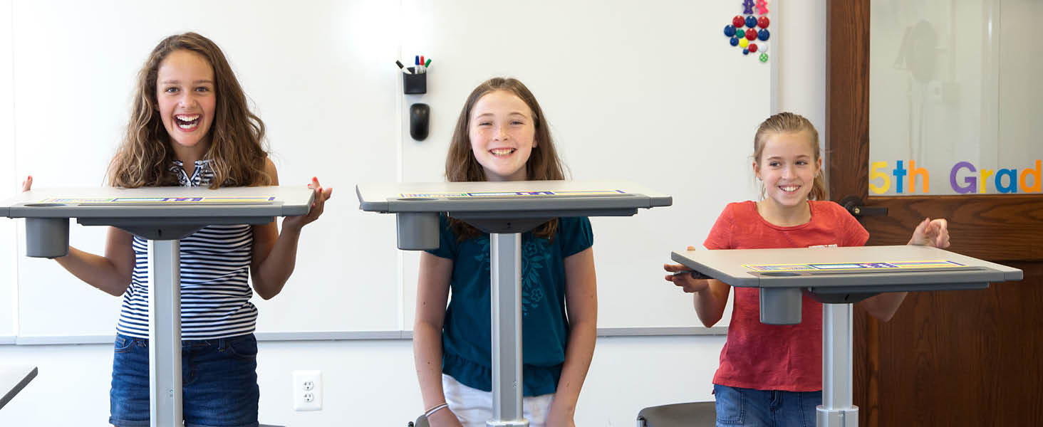 LearnFit Mobile Standing Desk Interactive Learning