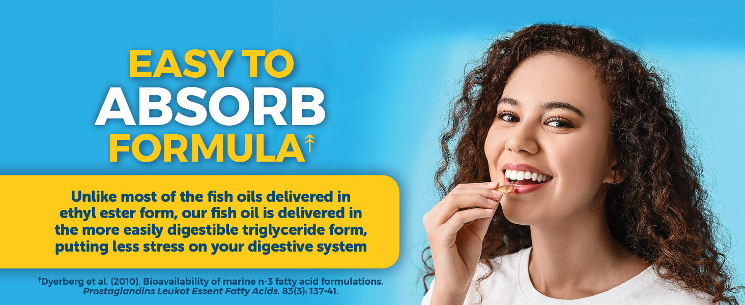 Easy to Absorb Fish Oil in Ethyl Ester form