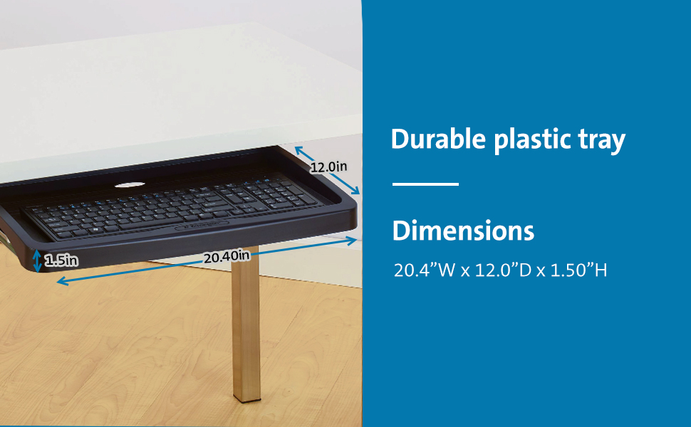 durable plastic tray