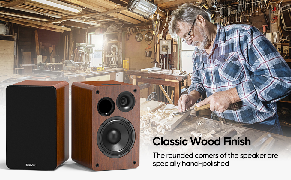 Powered Bookshelf Speakers