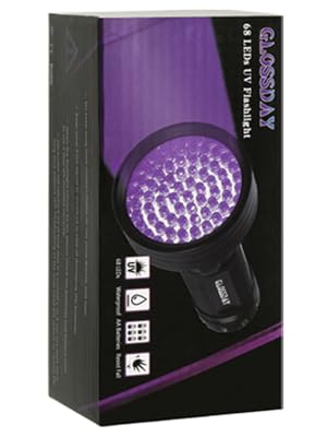 GLOSSDAY Black Light for Pet Urine Detection