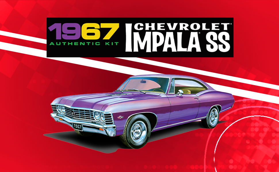 AMT 1967 Chevy Impala SS (Stock) 1:25 Scale Model Kit