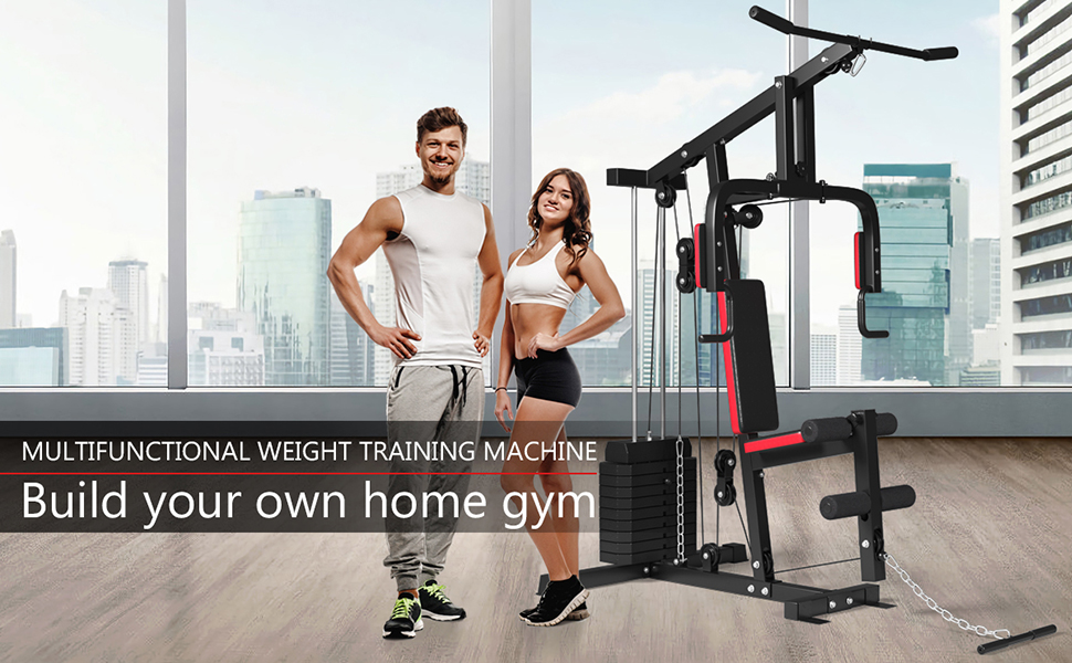 Multifunctional weigth training machine