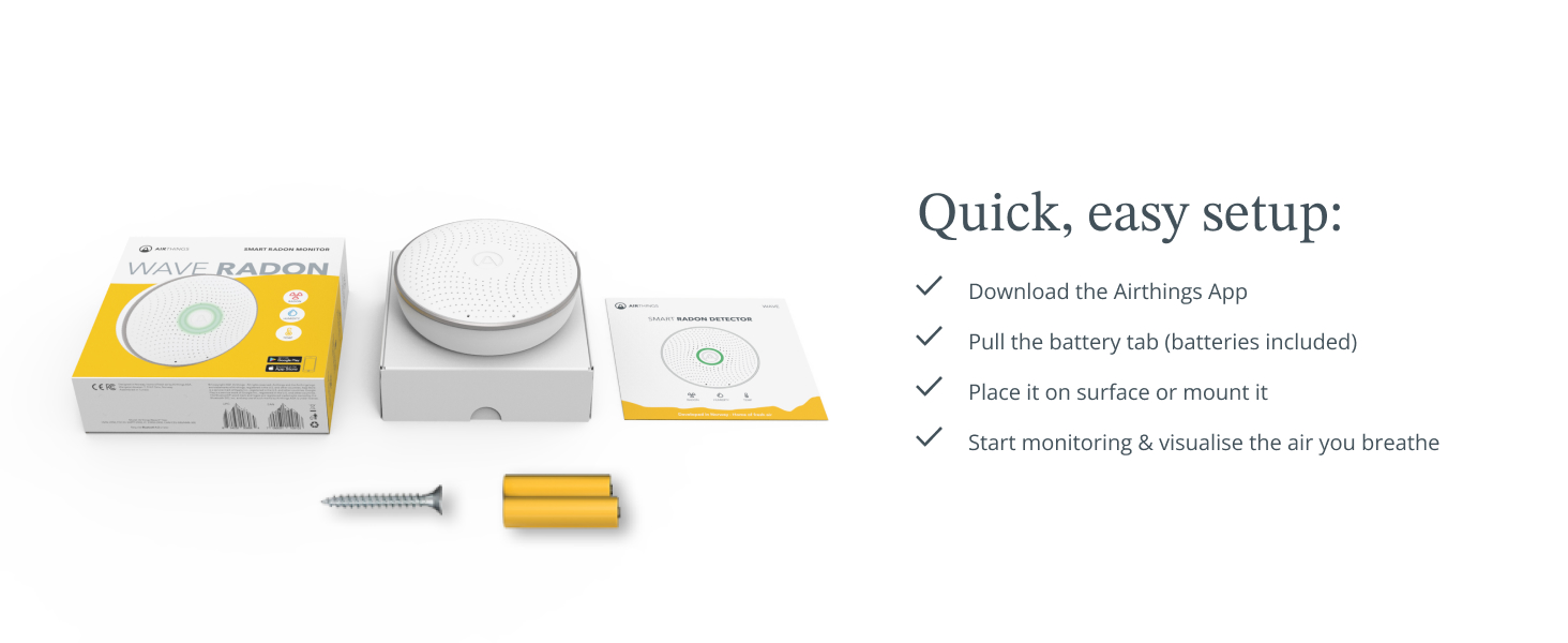 Wave Radon, quick &amp; easy setup