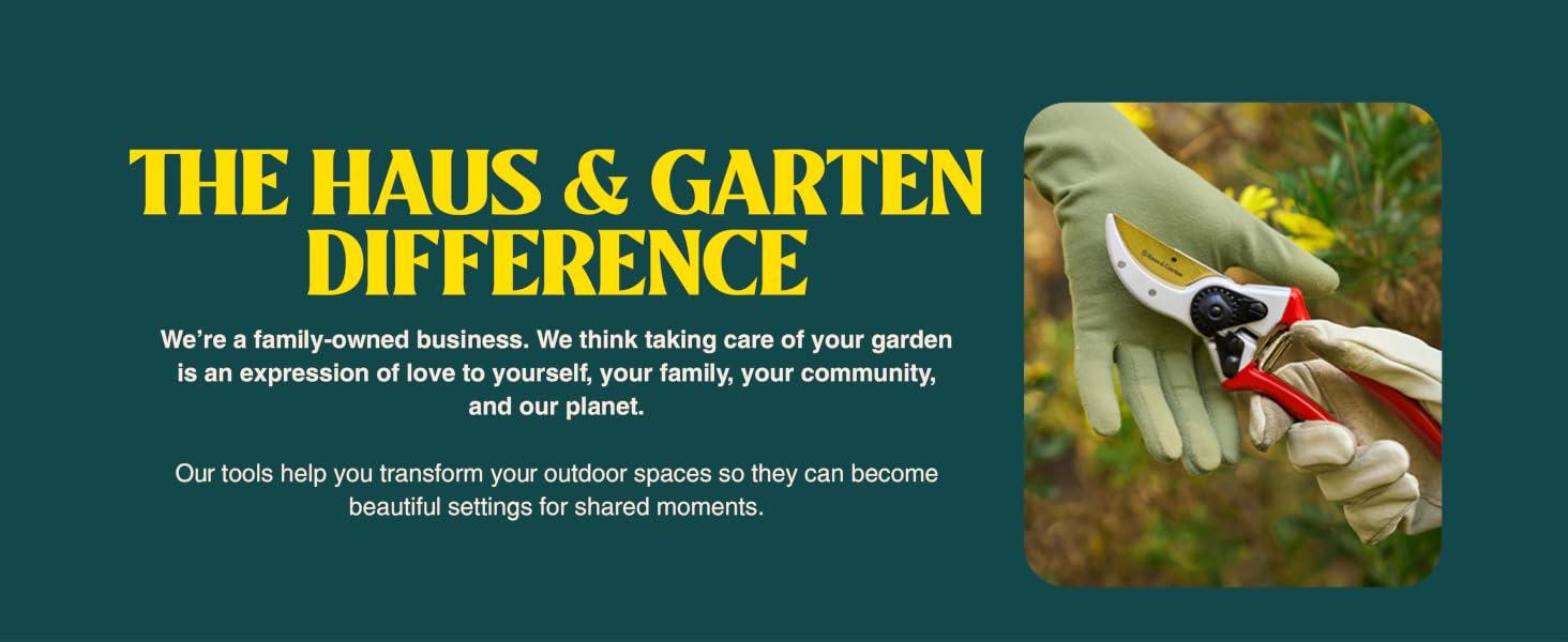 Heavy duty pruning shears for gardening designed to resist rust and last season after season