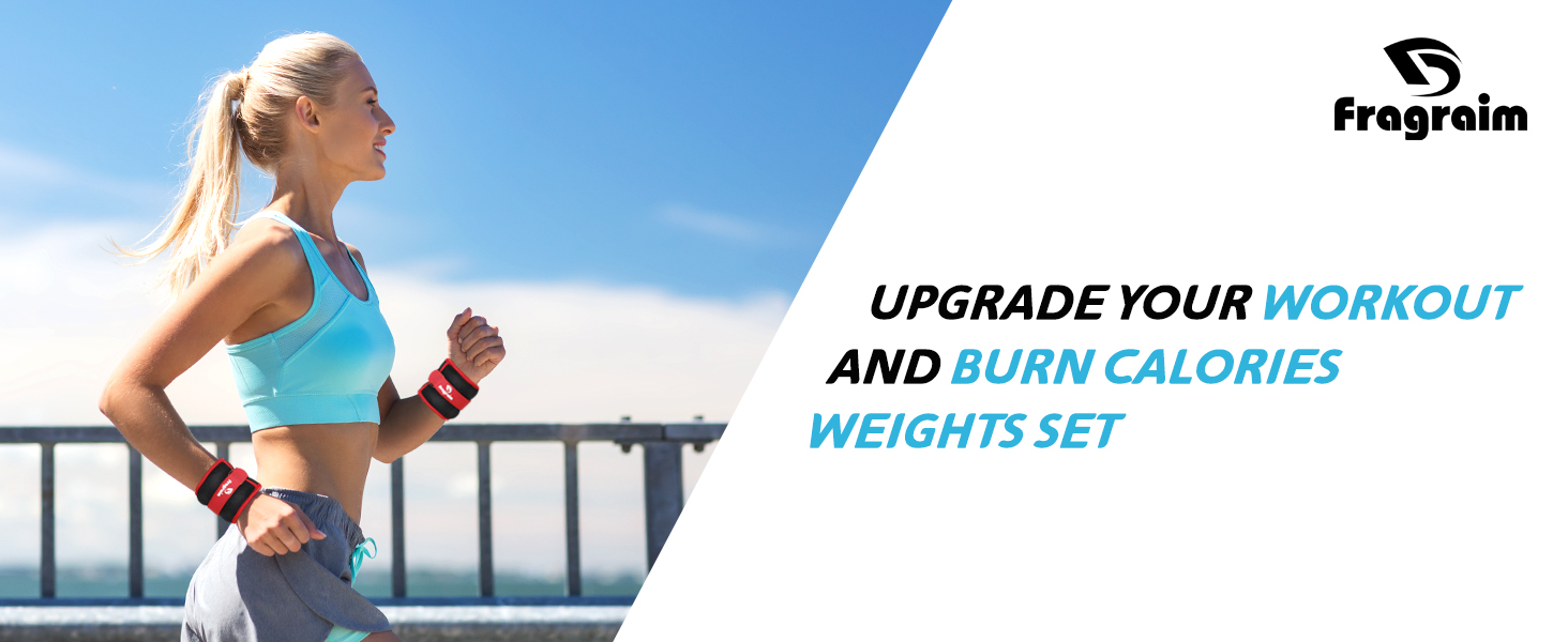 Ankle Weights for Women, Men and Kids - 1/2/3/4/6/8/10/12/15/20 LBS 1 Pair Strength Training