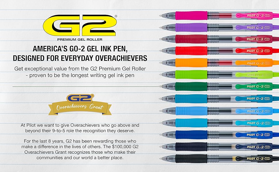 America&amp;#39;s Go-2 Gel Ink Pen, Designed for Everyday Overachievers