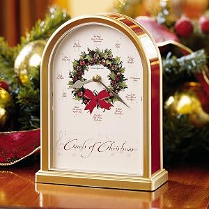 carols of christmas clock