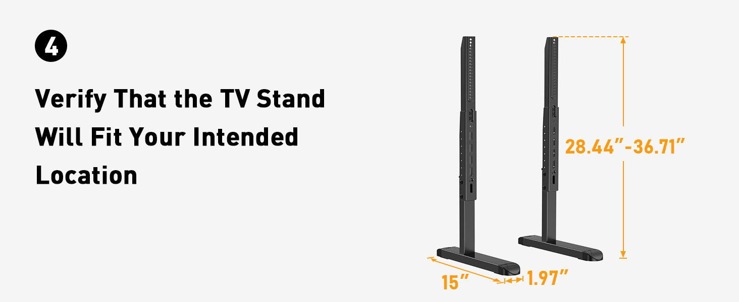 Tv stand legs